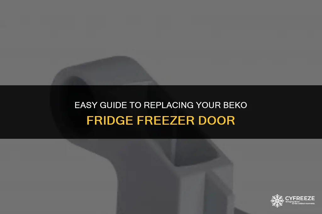 how to change door on beko fridge freezer