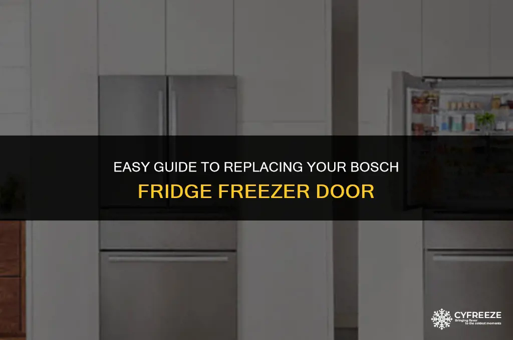 how to change door on bosch fridge freezer