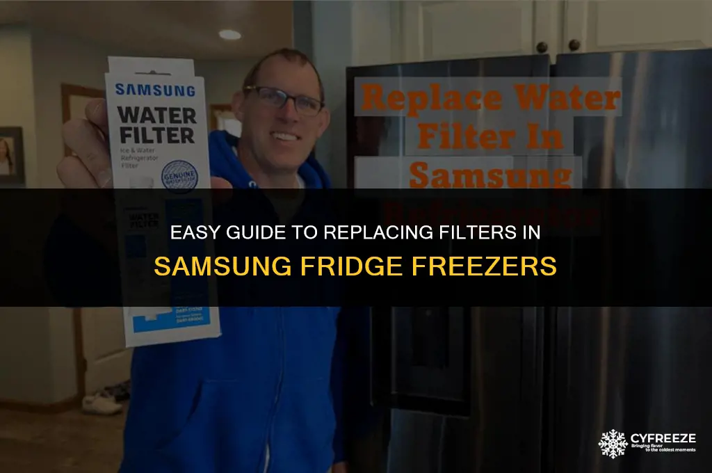 how to change filter on samsung fridge freezer