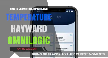 Adjusting Freeze Protection Temperature on Hayward OmniLogic: A Step-by-Step Guide