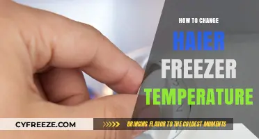 Adjusting Your Haier Freezer Temperature: A Simple Step-by-Step Guide