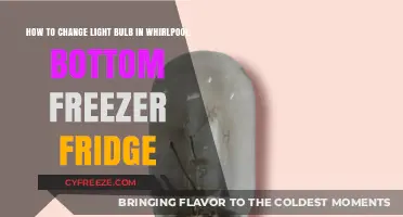 Effortless Light Bulb Replacement in Whirlpool Bottom Freezer Fridges
