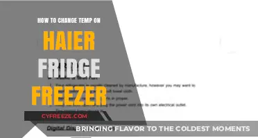 Mastering Your Haier Fridge Freezer: A Guide to Temperature Adjustment