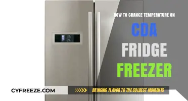 Adjusting Your CDA Fridge Freezer Temperature: A Simple Step-by-Step Guide