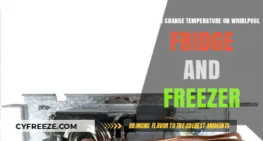 Adjusting Your Whirlpool Fridge and Freezer Temperature Settings Easily