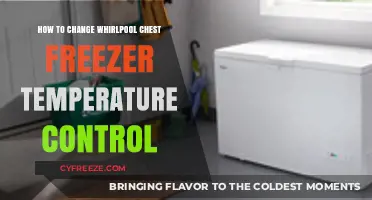 Adjusting Your Whirlpool Chest Freezer Temperature Control: A Step-by-Step Guide