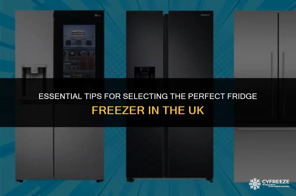 how to choose a fridge freezer uk