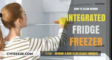 Effortless Cleaning: Accessing and Sanitizing Behind Your Integrated Fridge Freezer