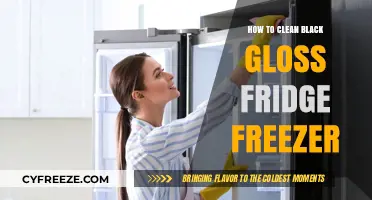 Effortless Cleaning: Your Guide to a Spotless Black Gloss Fridge Freezer