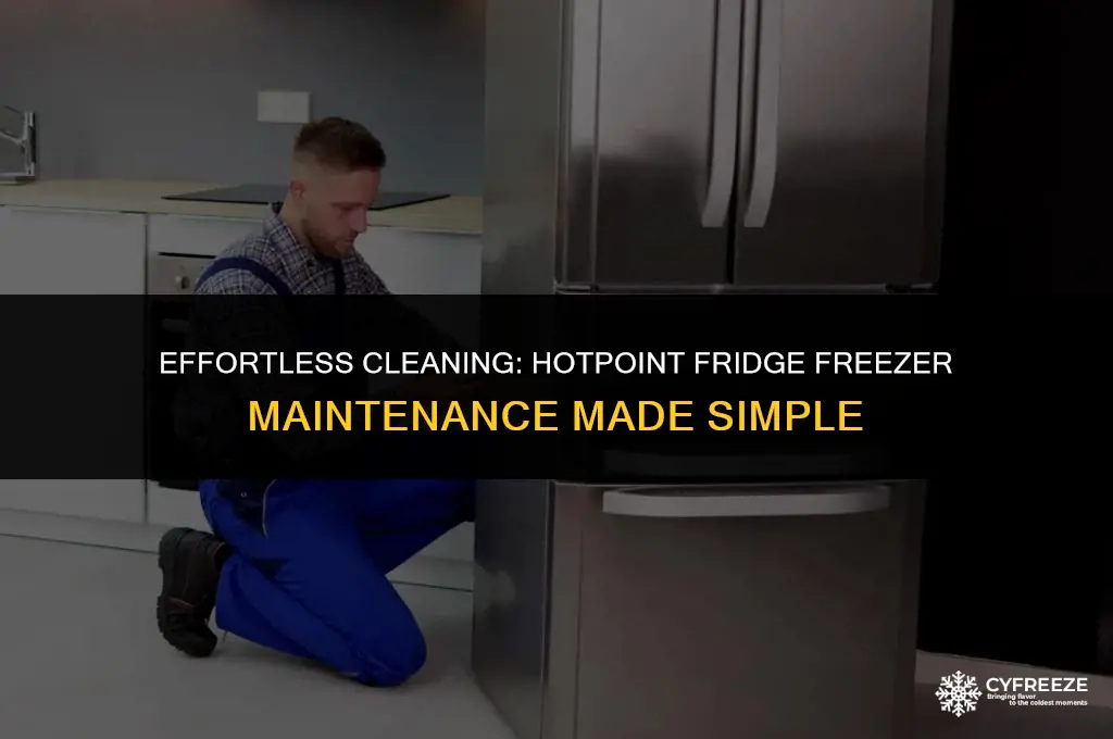 how to clean hotpoint fridge freezer