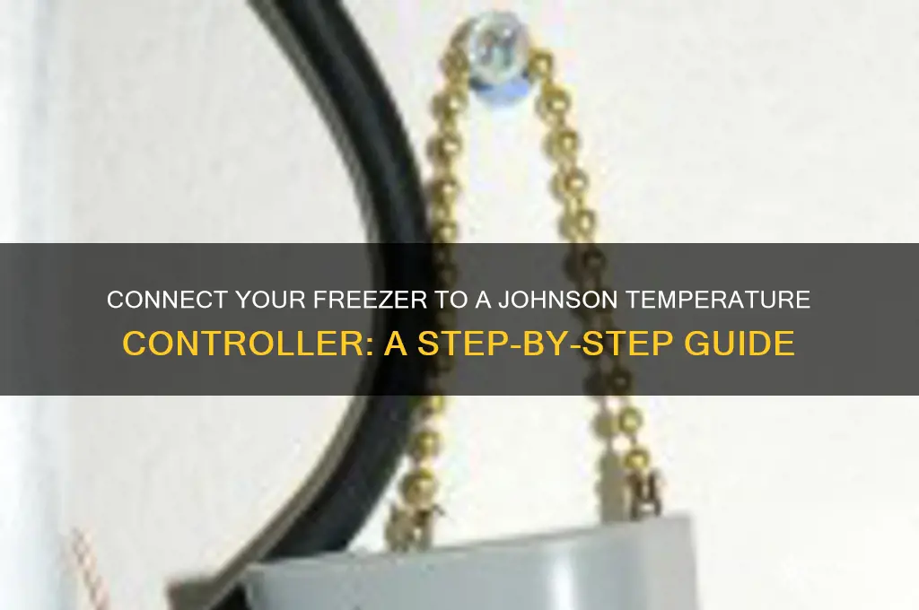 how to connect a freezer to a johnson temperature controller