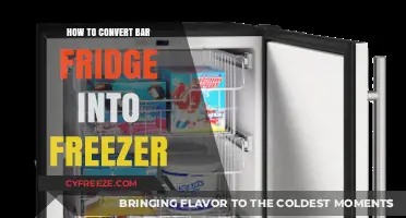 Transform Your Bar Fridge into a Freezer: A Step-by-Step Guide