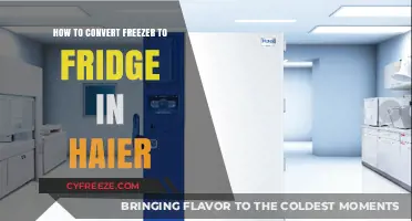 Transform Your Haier Freezer into a Fridge: A Simple Guide