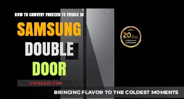Samsung Double Door: Freezer to Fridge Conversion Guide