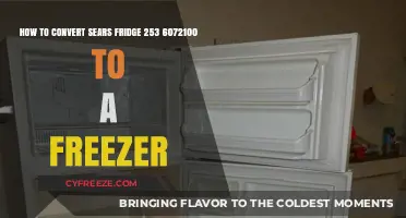 Transform Your Sears Fridge into a Freezer: A Step-by-Step Guide