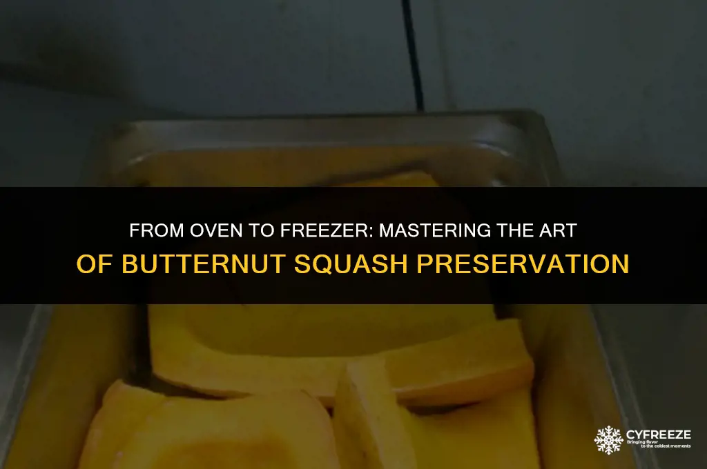 how to cook and freeze butternut squash