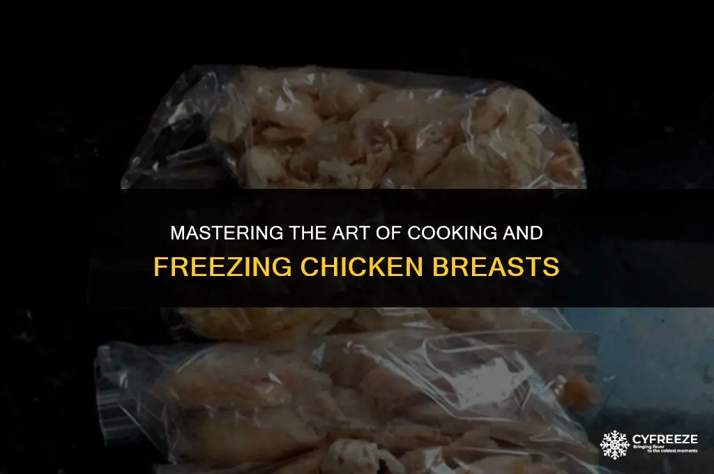 how to cook and freeze chicken breasts