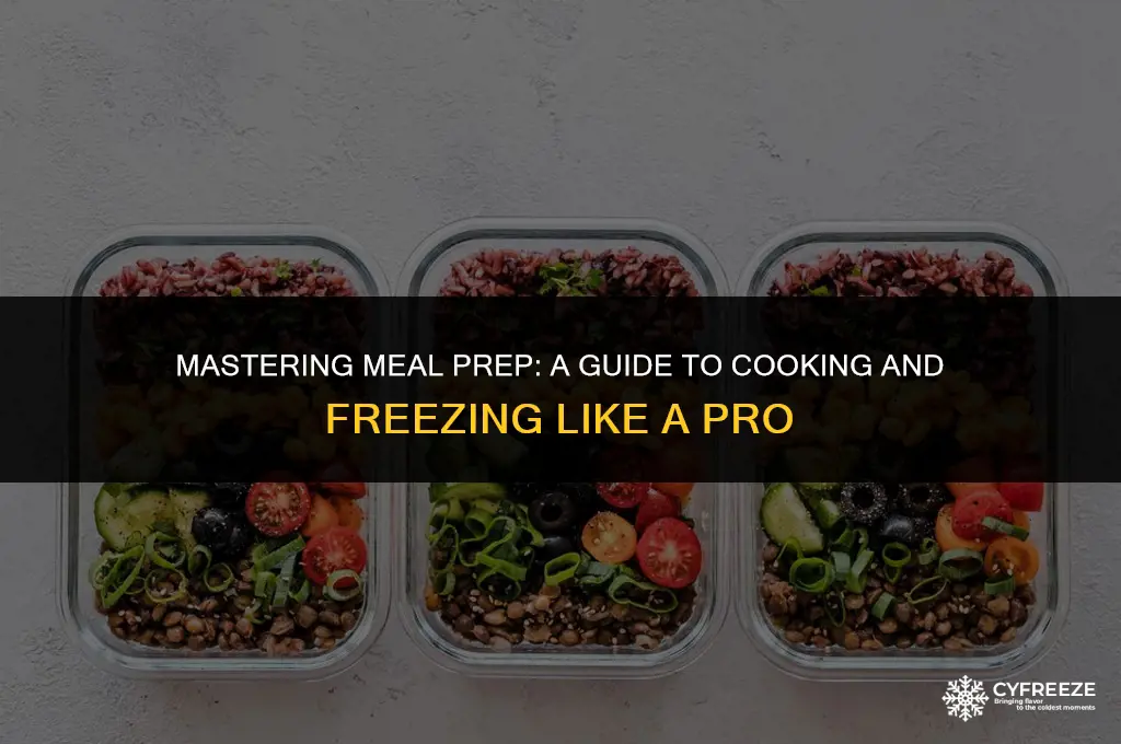 how to cook and freeze meals
