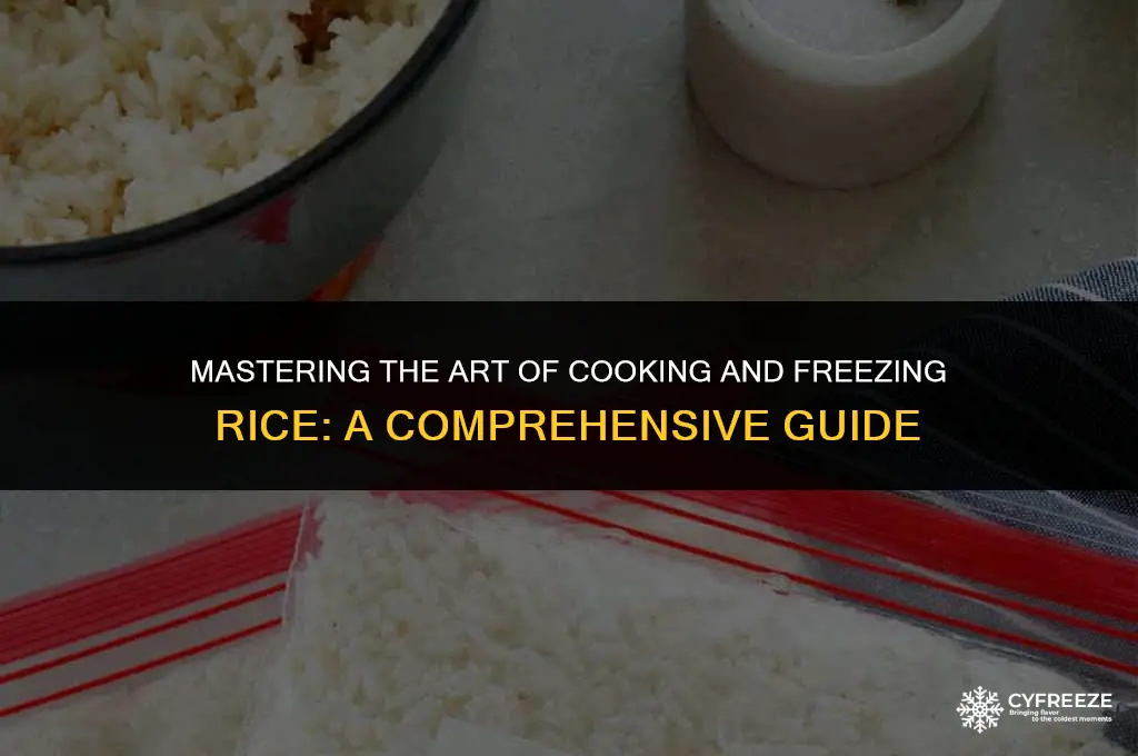 how to cook and freeze rice