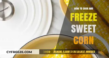 Savor Summer's Bounty: A Guide to Cooking and Freezing Sweet Corn