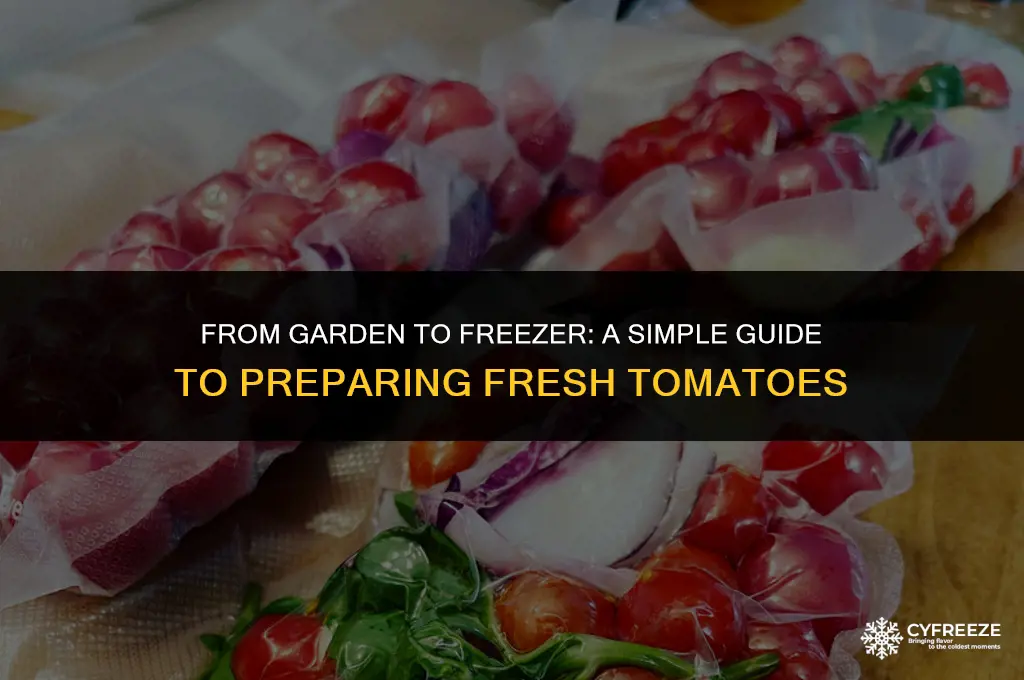 how to cook fresh tomatoes for freezing