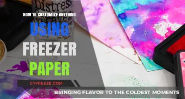Creative Customization: Freezer Paper Techniques for Personalized Projects
