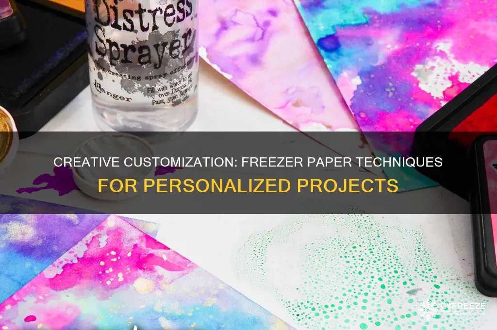 how to customize anything using freezer paper
