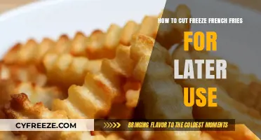 Perfectly Prepped: Cutting and Freezing French Fries for Future Cravings