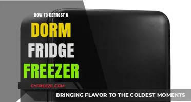 Efficiently Defrosting Your Dorm Fridge Freezer: A Step-by-Step Guide