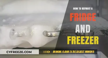 Efficiently Defrosting Your Fridge and Freezer: A Step-by-Step Guide