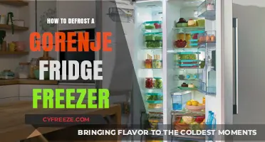 Efficiently Defrosting Your Gorenje Fridge Freezer: A Step-by-Step Guide