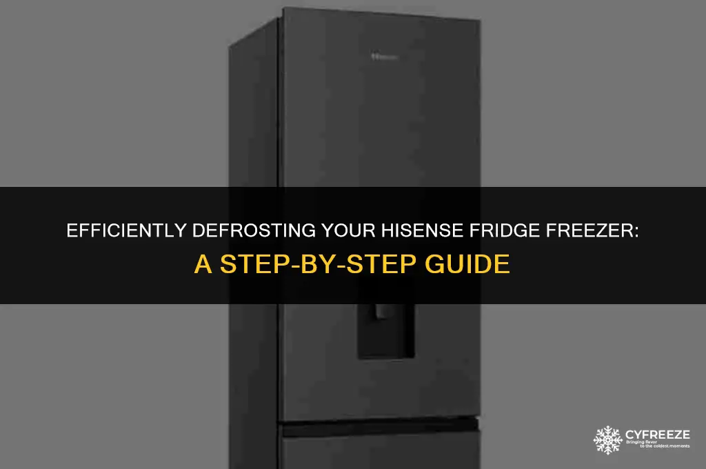 how to defrost a hisense fridge freezer