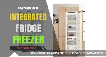 Efficiently Defrosting Your Integrated Fridge Freezer: A Step-by-Step Guide