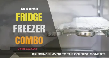 Efficiently Defrosting Your Fridge-Freezer Combo: A Step-by-Step Guide