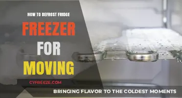 Effortless Defrosting: Prep Your Fridge Freezer for a Smooth Move