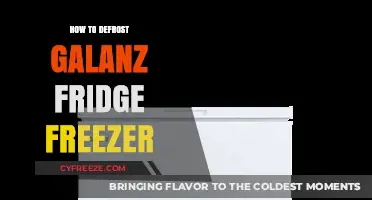 Efficiently Defrosting Your Galanz Fridge Freezer: A Step-by-Step Guide