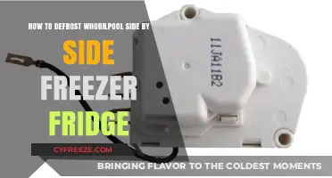 Efficient Defrosting Tips for Whirlpool Side-by-Side Freezer Fridges