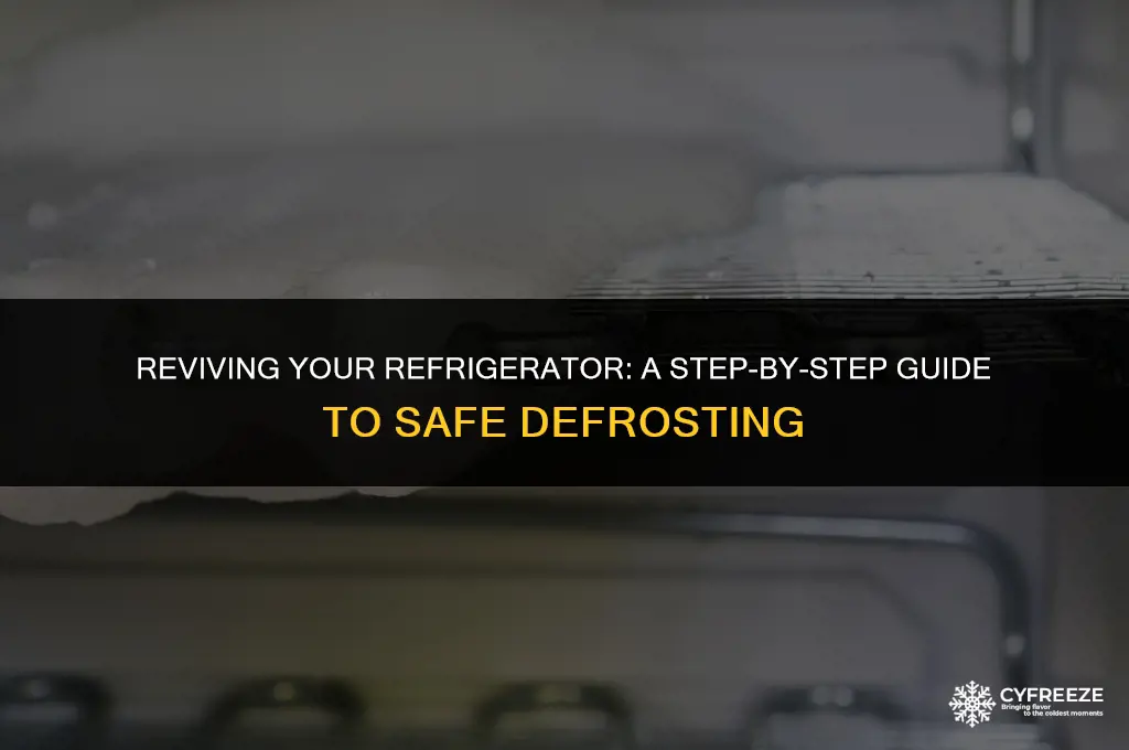 how to degas a fridge freezer