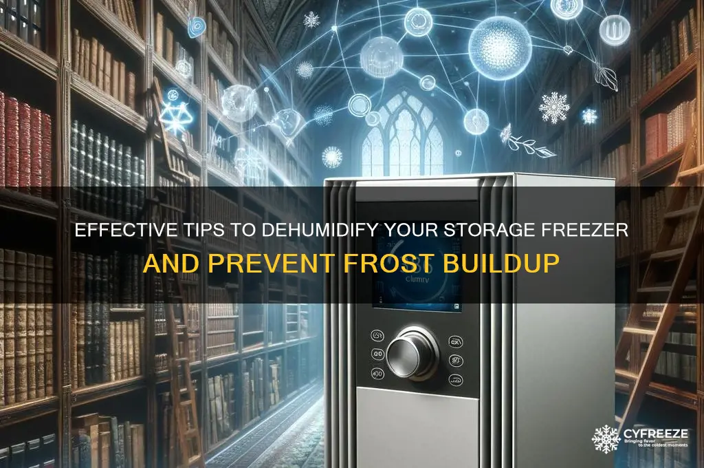 how to dehumidify a freezer used for storage