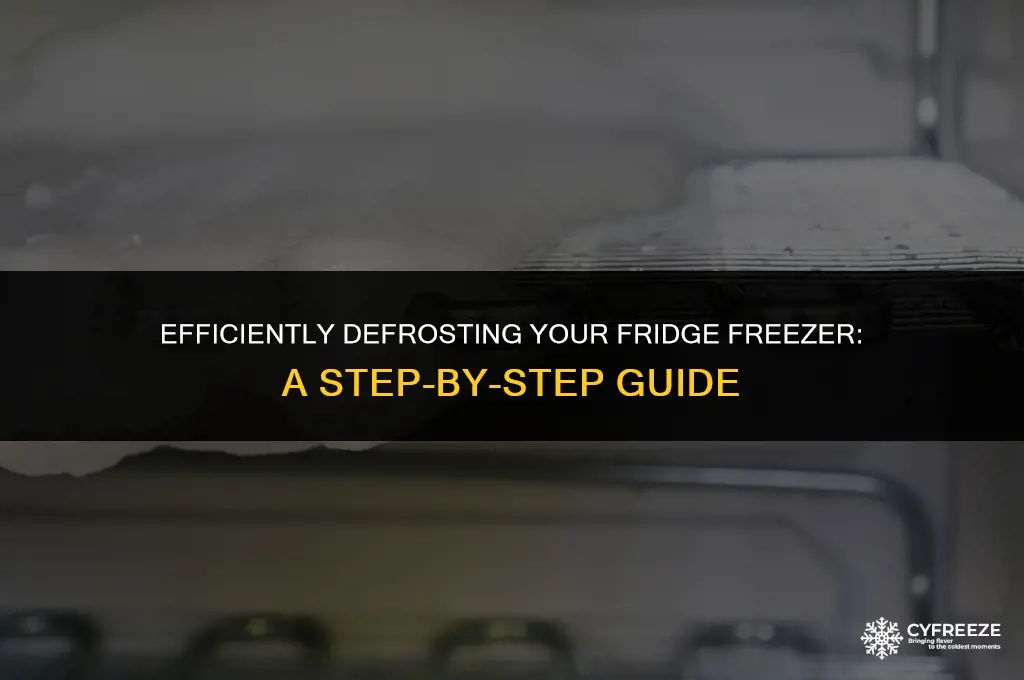 how to deice a fridge freezer