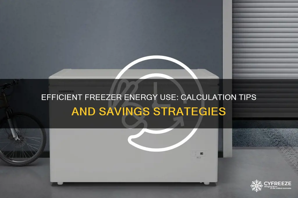 how to determine energy use of freezer