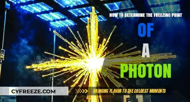 Exploring Photon Freezing Point: Unraveling Quantum Mysteries and Thermodynamics