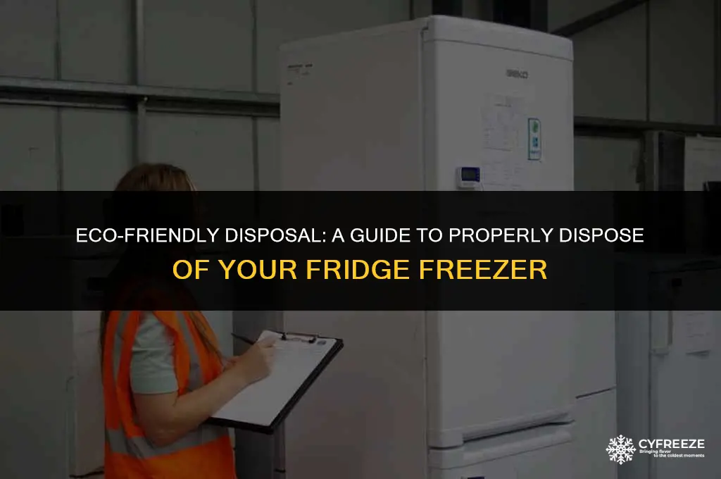 how to dispose of fridge freezer