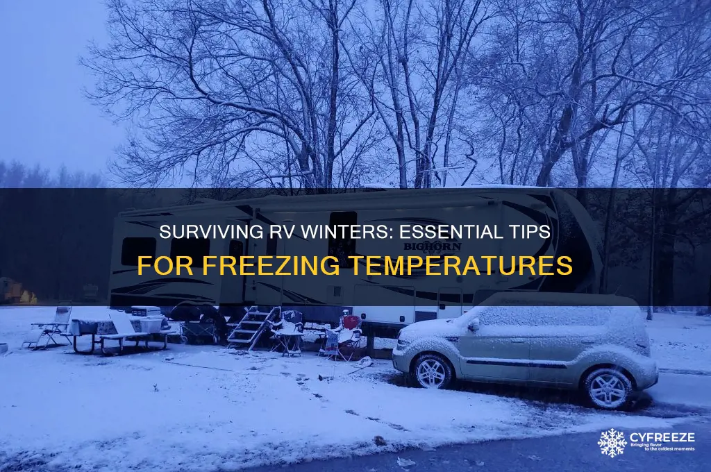 how to do freezing temperatures in an rv
