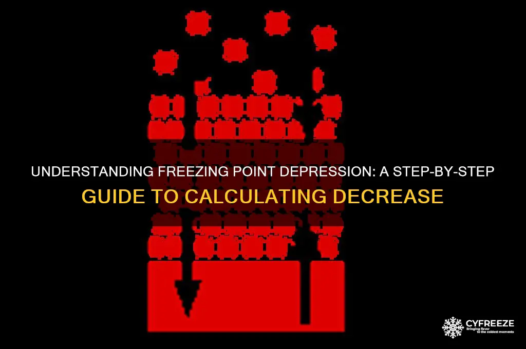 how to find decrease in freezing point