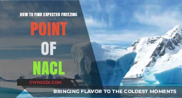 Calculating the Expected Freezing Point of NaCl: A Step-by-Step Guide