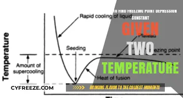 Finding Freezing Point Depression Constant Using Two Temperatures