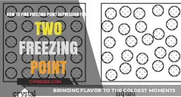 Finding Freezing Point Depression Using Two Freezing Points: A Simple Guide