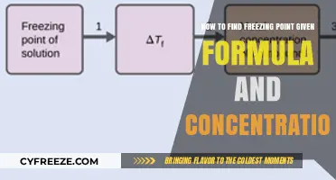 Finding Freezing Point: Formula and Concentration Calculation Guide