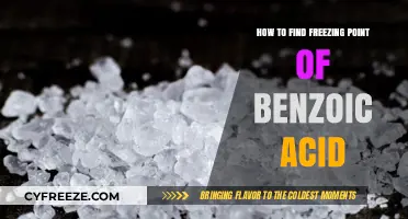 Determining the Freezing Point of Benzoic Acid: A Step-by-Step Guide
